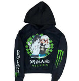 QDBAR 2025 Harajuku Printed Hoodie 2000 Clothes Oversized Goth Streetwear Tops Grunge Hoodies Women's Couple Sweatshirts Goth Tops