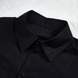 QDBAR Button-back Long-sleeved Shirt