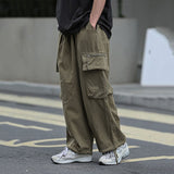 QDBAR Retro Casual Cargo Pants