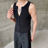 QDBAR Knitted Slim Fit Vest