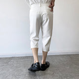 QDBAR Summer Solid Color Three-point Pants