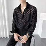 QDBAR Hollow Translucent Shirt