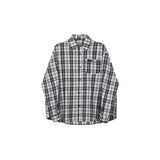 QDBAR 2024 Fall Fashion Trendy Brand American Plaid Shirt Jacket Men's Lazy Style 2023 Spring And Autumn New Style Top Plaid Retro Casual Shirt