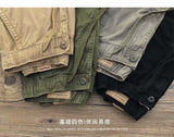 QDBAR Summer Loose Five-point Pants American Style Retro Khaki Workwear Mid-length Pants Casual Drawstring Ami Khaji Casual Shorts For Men