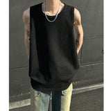 QDBAR American Street Waistcoat Men's 2024 Summer New Sleeveless T-Shirt Fashion Brand Basketball Vest Top